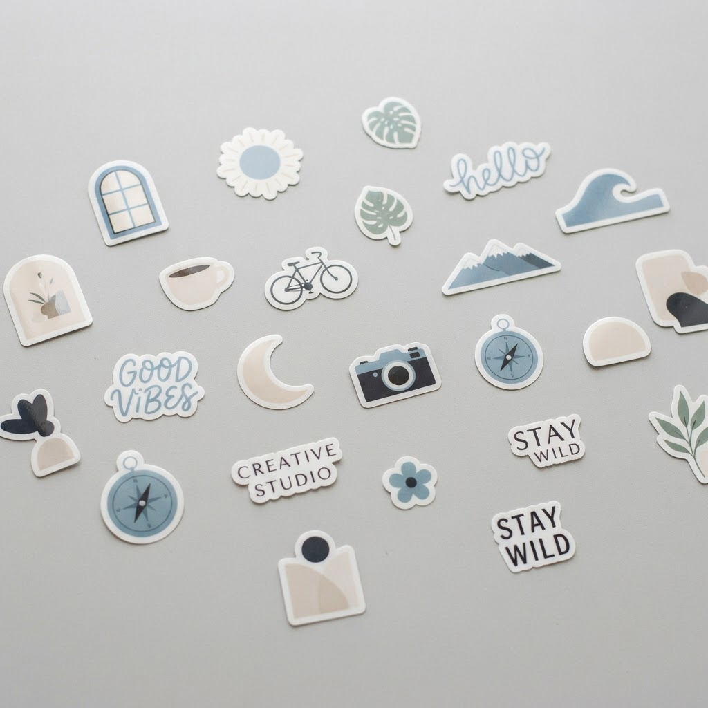 Sticker print sample